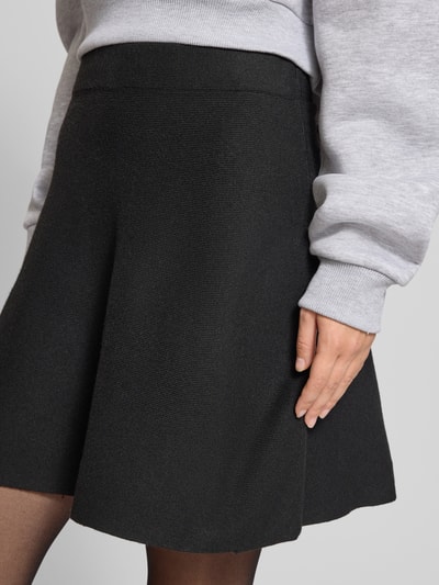 Only Regular fit minirok met elastische band, model 'AMA LIFE' Zwart - 3