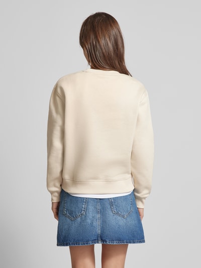 Tommy Hilfiger Sweatshirt met labelprint Beige - 5