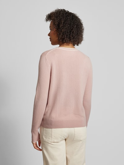 Jake*s Collection Gebreide pullover met ronde hals Rosé - 5