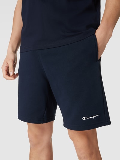 CHAMPION Sweatshorts mit Label-Details Modell 'Bermuda' Dunkelblau 3