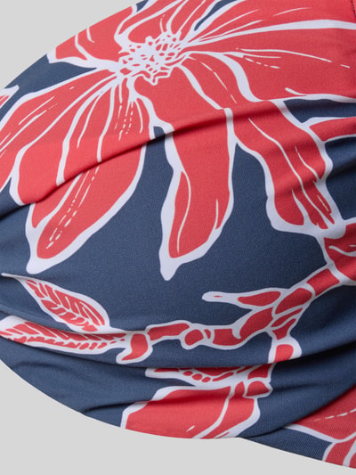Produktfoto, Bikini-Oberteil mit Knotendetail Modell 'Camolo Underwire' von Barts, mieszanka materiałów z dodatkiem streczu, wzór na całej powierzchni, wiązany detal