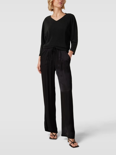 OPUS Longsleeve in Ripp-Optik Modell 'Suplin' Black 1