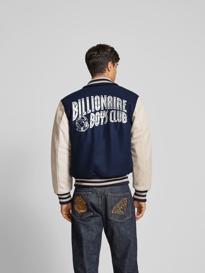 Billionaire Boys Club College-Jacke mit Druckknopfleiste Marine 5