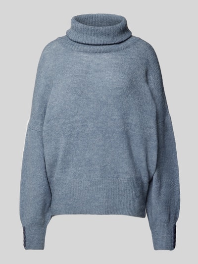 ICHI Rollkragenpullover mit Rollkragen Modell 'KAMARA' Rauchblau 2