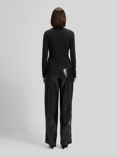BOSS Orange Langarmshirt mit Rollkragen Modell 'Eliana' Black 5