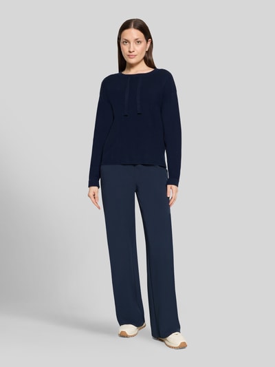 Betty Barclay Pullover mit Kordel-Detail am Ausschnitt Marine 1