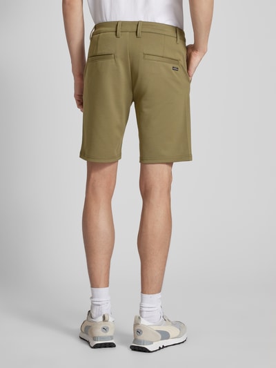 Blend Regular Fit Shorts mit Eingrifftaschen Oliv 5