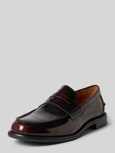 Produktfoto, brauner Loafer aus echtem Rindsleder Modell 'STEVEN' von Vagabond, glatte Oberfläche, Herren Loafer von Vagabond