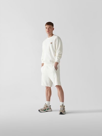 Carhartt WIP Sweatshorts aus reiner Baumwolle Offwhite 1