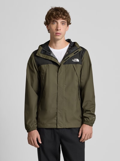 The North Face Kurtka z krytym zamkiem błyskawicznym model ‘ANTORA’ Ciemnoszary 4