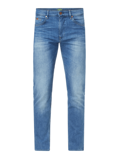 BOSS Green Stone Washed Slim Fit Jeans  Jeansblau 1