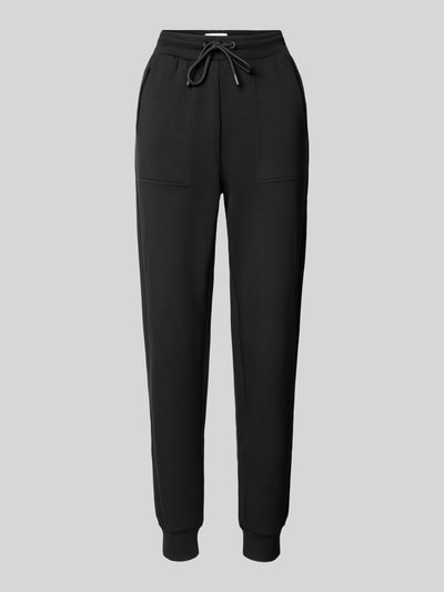 Fynch-Hatton Slim Fit Sweatpants mit Tunnelzug Black 2