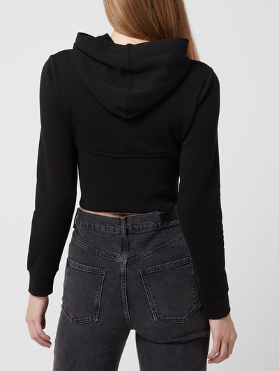 Guess Korte hoodie van katoen  Zwart - 5