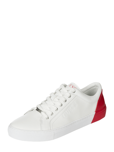 Guess Sneaker aus Leder Modell 'Luiss' Weiss 1