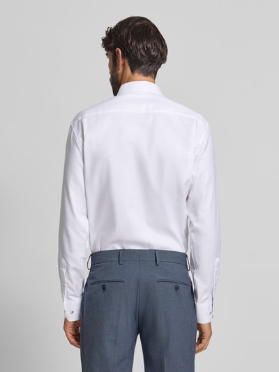 ETERNA Modern Fit Business-Hemd mit Knopfleiste Weiss 5