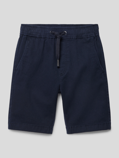 Tom Tailor Sweatshorts mit elastischem Bund Marineblau 1