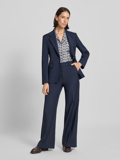 Weekend Max Mara Shaped Fit Longblazer aus reiner Schurwolle Modell 'LAMINE' Marine 1