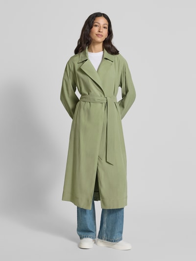 Mango Trenchcoat mit Bindegürtel Modell 'TAXI' Khaki 4