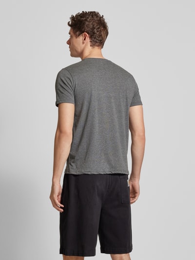 Alpha Industries T-Shirt mit Label-Print Mittelgrau 5