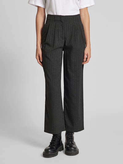 LeGer by Lena Gercke Wide Leg Stoffhose mit seitlichen Eingrifftaschen Mittelgrau Melange 3