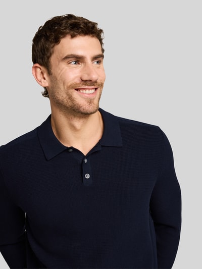 Tom Tailor Regular fit pullover met polokraag Marineblauw - 3