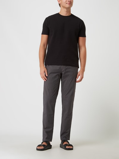 Brax Straight fit chino met stretch, model 'Everest' Antraciet - 1