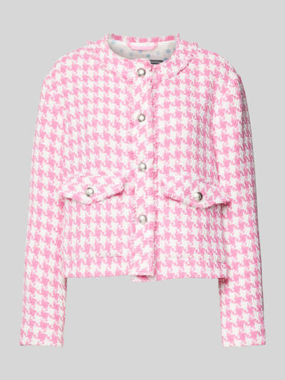 WHITE LABEL Blazer mit Fransen Pink 2