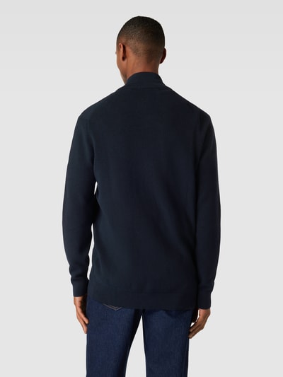 Christian Berg Men Cardigan mit Stehkragen Marine 5