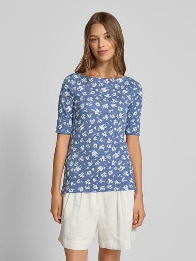 Lauren Ralph Lauren T-Shirt mit 1/2-Arm Modell 'JUDY' Bleu Melange 4