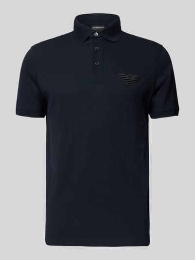 Emporio Armani Poloshirt mit Label-Detail Marine 2