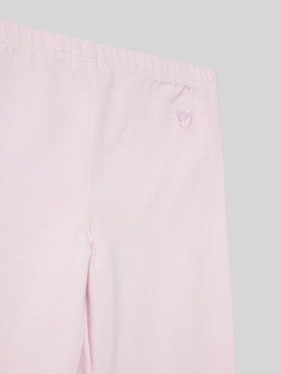 Steiff Regular fit sweatpants met motiefstitching Roze - 2