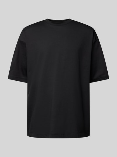 Tom Tailor Denim Oversized T-Shirt im unifarbenen Design Black 2