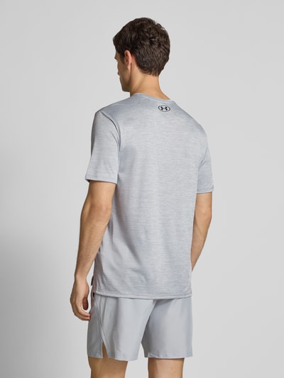 Under Armour T-Shirt mit Rundhalsausschnitt und Logo-Print Hellgrau 5