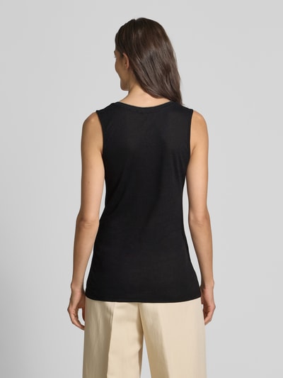 Soyaconcept Leinentop mit V-Ausschnitt Modell 'EMEL' Black 5