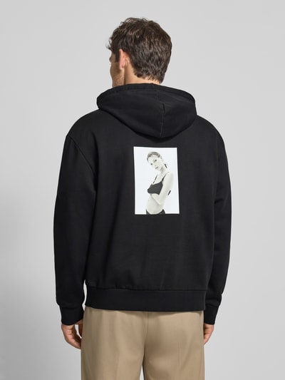 CK Calvin Klein Hoodie met labelstitching Zwart - 5