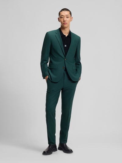 HUGO Koszulka polo o kroju relaxed fit z mieszanki wiskozy model ‘DALLOVO’ Czarny 1