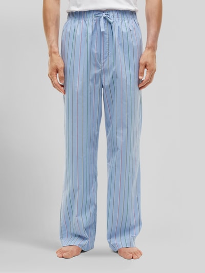 Tommy Hilfiger Regular Fit Pyjama aus reiner Baumwolle Bleu 4