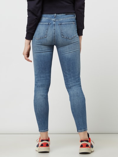 Tommy Hilfiger Ultra skinny fit high waist jeans met stretch, model 'Harlem' Jeansblauw - 5