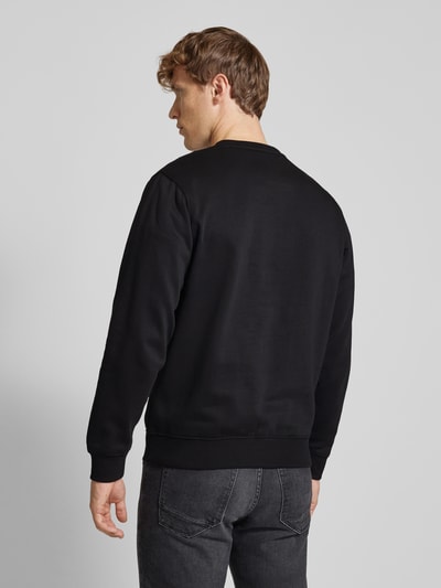 Lerros Sweatshirt mit Label-Stitching Black 5