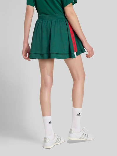 adidas Sportswear regular fit minirok met logo-applicatie Donkergroen - 5