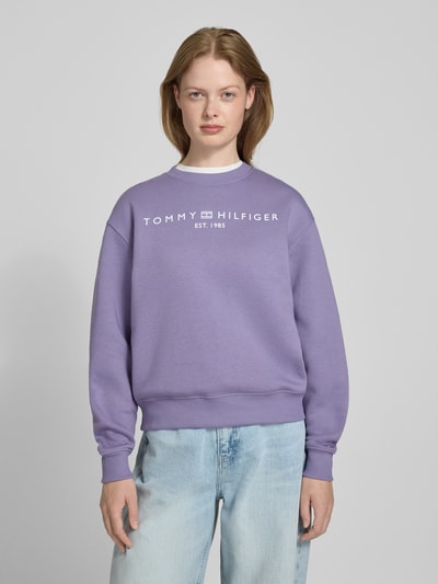 Tommy Hilfiger Relaxed Fit Sweatshirts aus Baumwoll-Mix Lavender 4