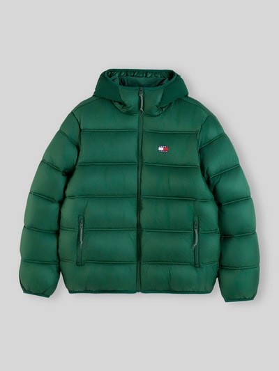 Tommy Jeans Regular Fit gewatteerd jack met capuchonkraag Donkergroen - 2