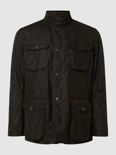 Barbour Fieldjacket aus gewachster Baumwolle Modell 'Ogston' Oliv 1