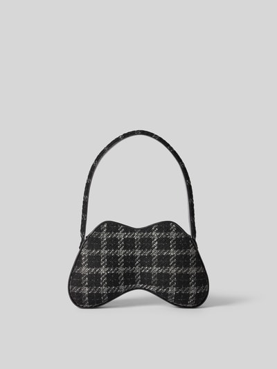 Diesel Shoulder Bag mit Logo-Applikation Black 4