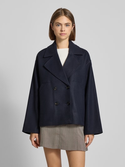 Only Kurtka o kroju regular fit z dwurzędową listwą guzikową model ‘NANCY LIFE’ Ciemnoniebieski 4