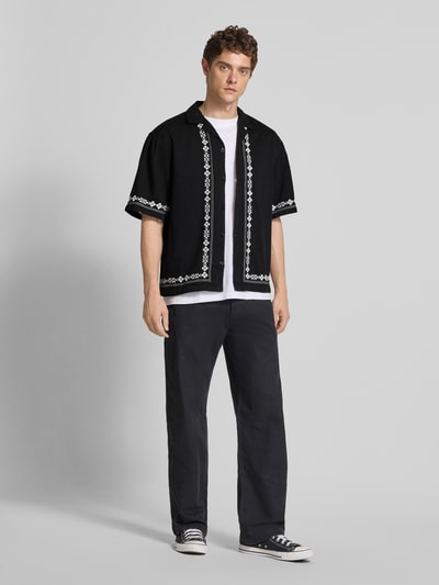 Review X MATW Regular fit vrijetijdsoverhemd met stitchings - Review X MATW Zwart - 1