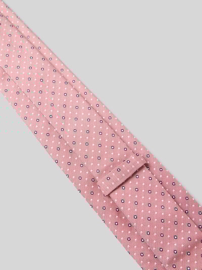 BOSS Stropdas van zijdemix Roze - 3