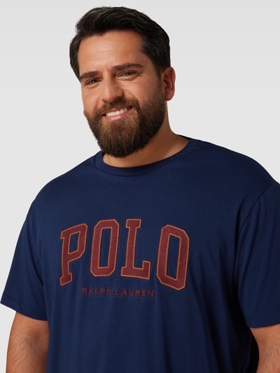 Polo Ralph Lauren Big & Tall PLUS SIZE T-Shirt mit Logo-Stitching Marine 3