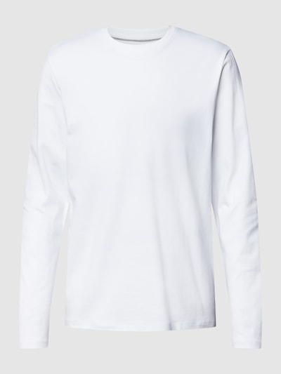 Christian Berg Men Longsleeve mit Rundhalsausschnitt Weiss 2