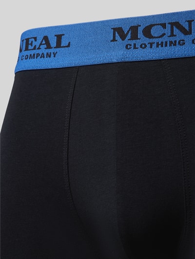 MCNEAL Trunks mit Label-Bund im 3er-Pack Black 2